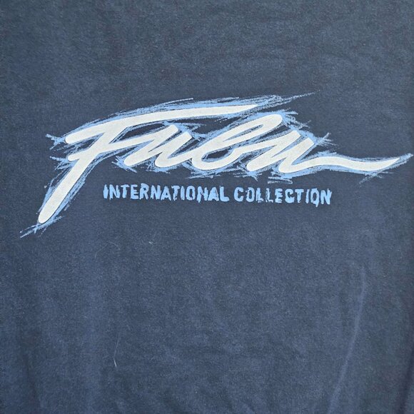 Fubu International Collection Navy Long Sleeve Shirt Boys Size XL T-Shirt - Picture 3 of 5
